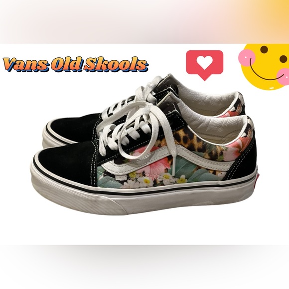 Vans Shoes - VANS Old Skool Tropical Animal Sneaker Low Canvas Suede Casual Women VN0A5AO92FB